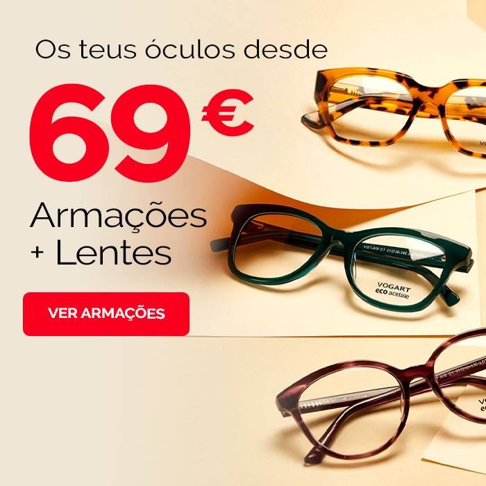 Óculos Graduados por apenas 69€