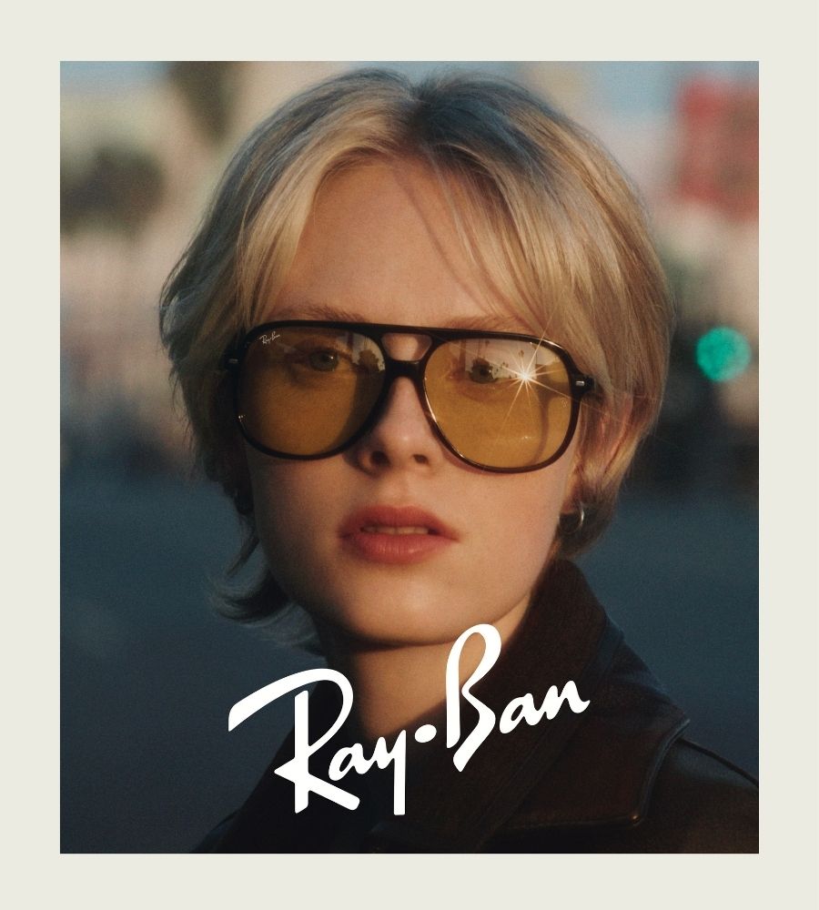 banner promocional da Ray-ban
