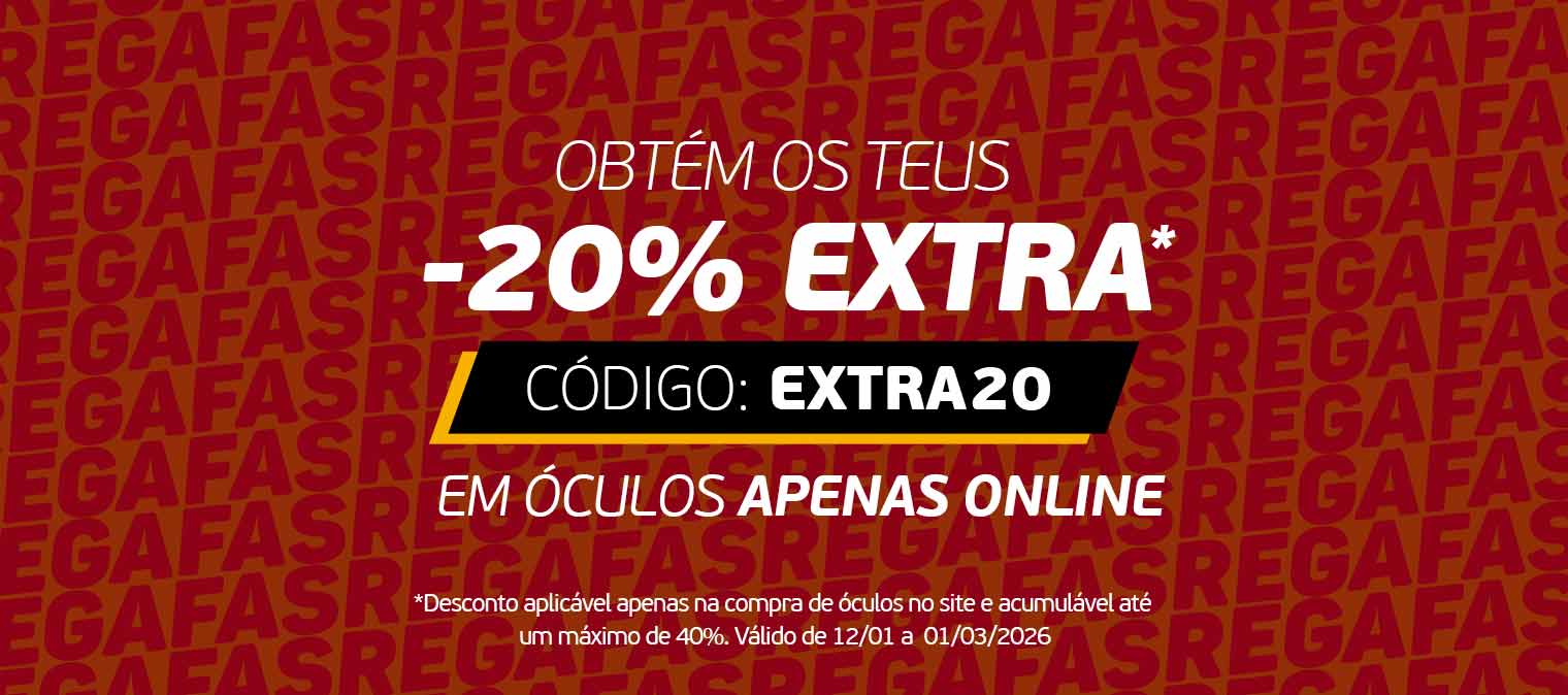 Banner Dia dos Namorados. C&oacute;digo EXTRA20 para -20% de desconto.