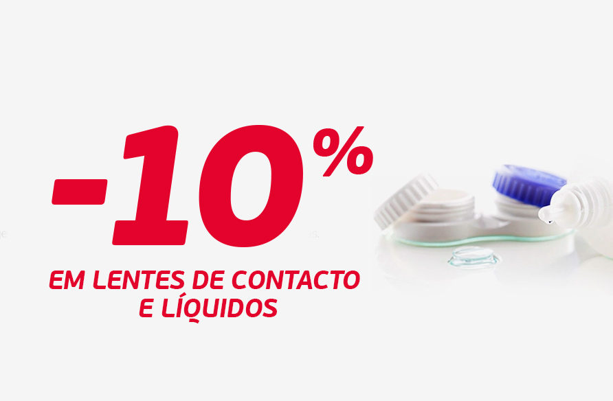 banner promo -10% desconto lentes de contacto Privilege
