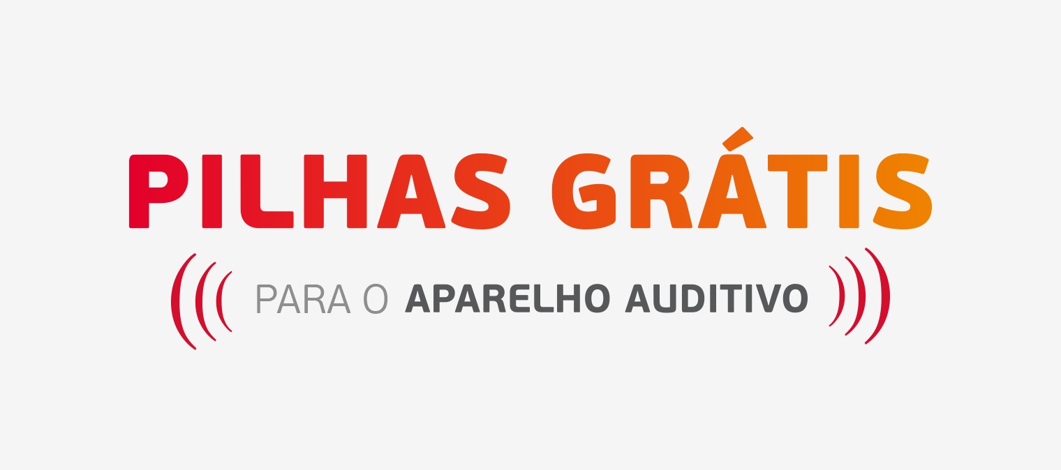 pilhas grátis para o aparelho auditivo