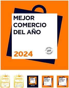 selo de com&eacute;rcio do ano 2024, e em pequeno o resto dos anos vencedores