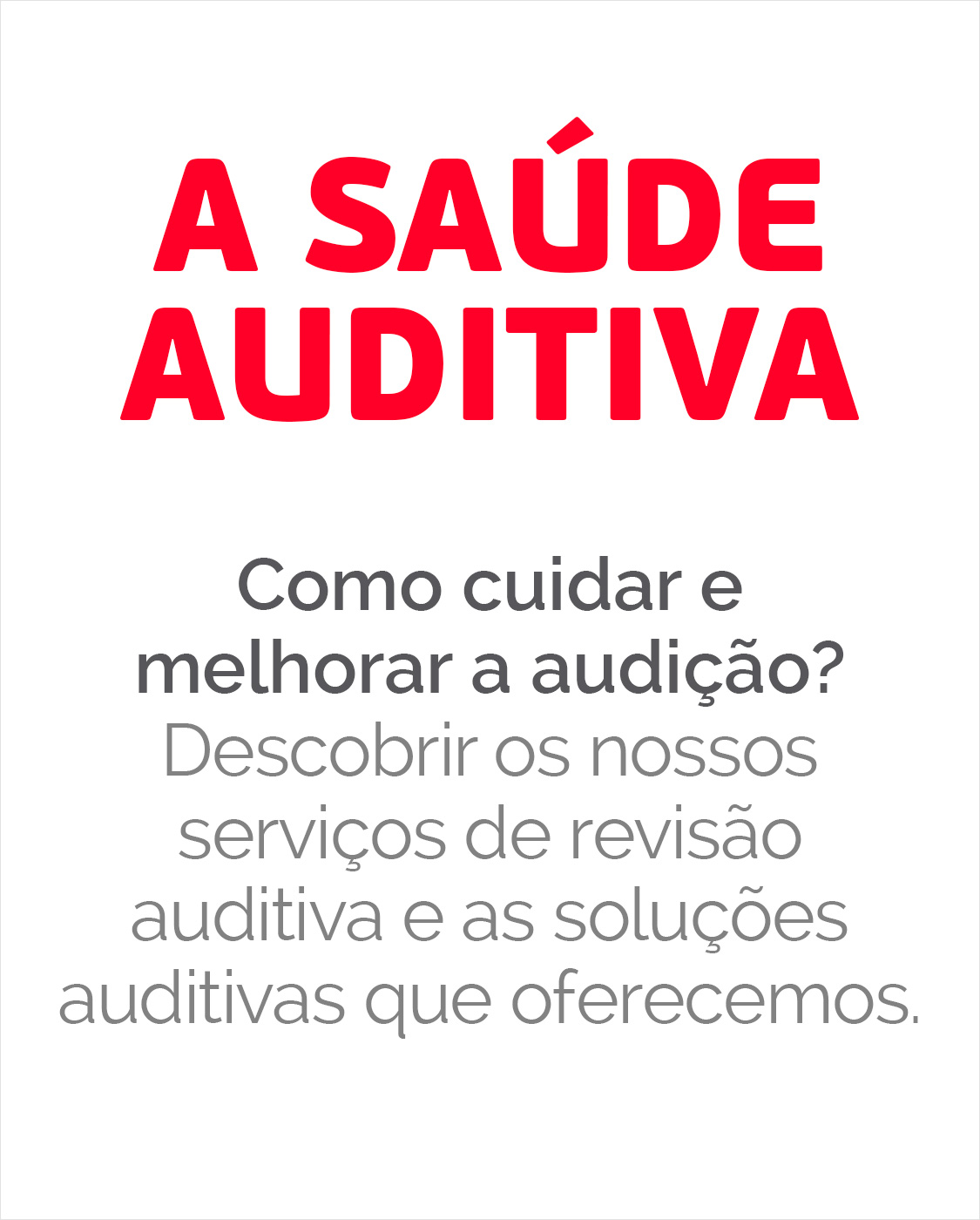 Saúde auditiva