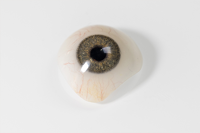 Imagem de uma prótese ocular