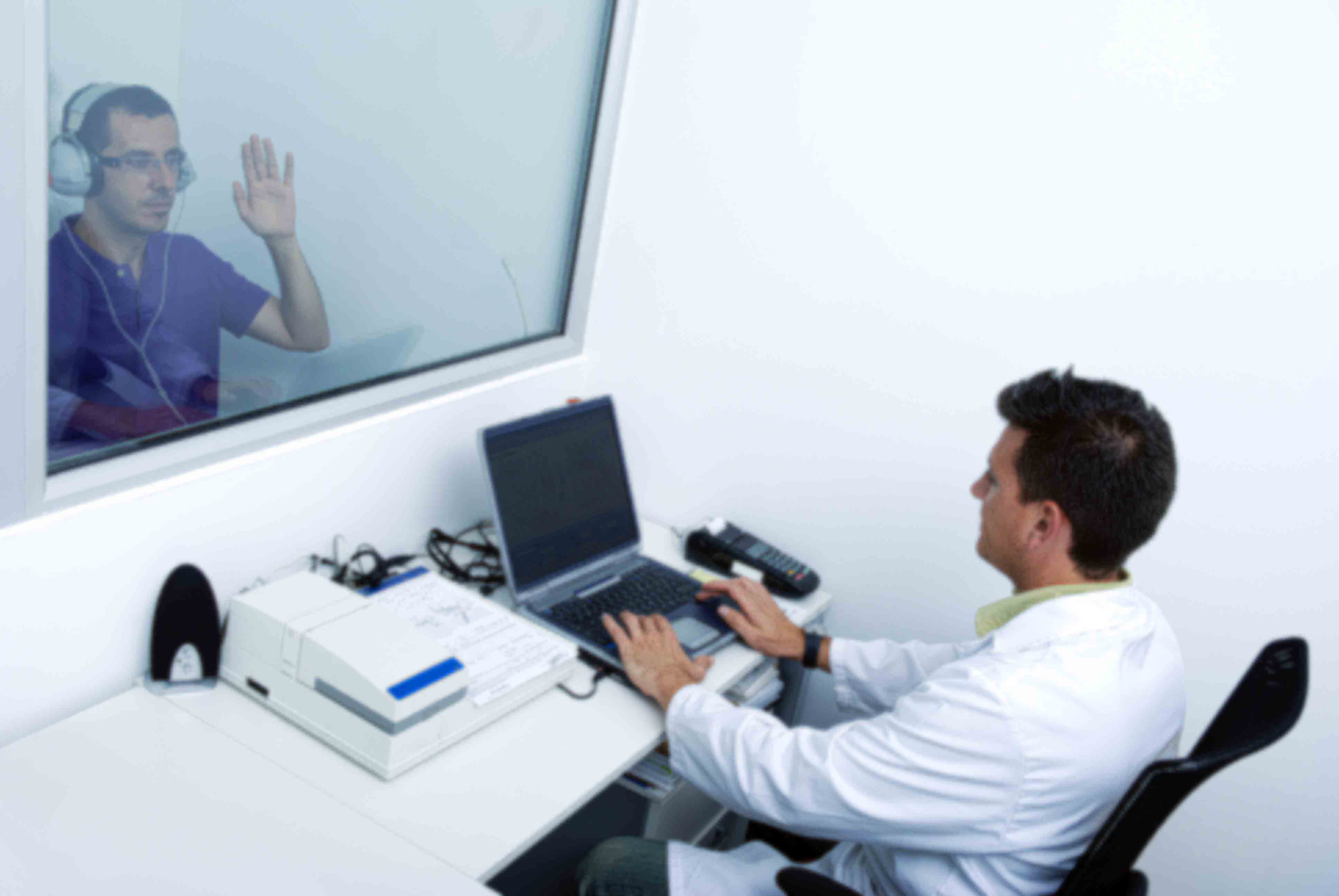 Serviço completo de audiometria